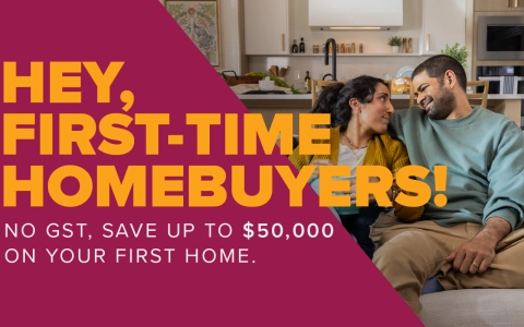no gst on newly built homes for first-time homebuyers